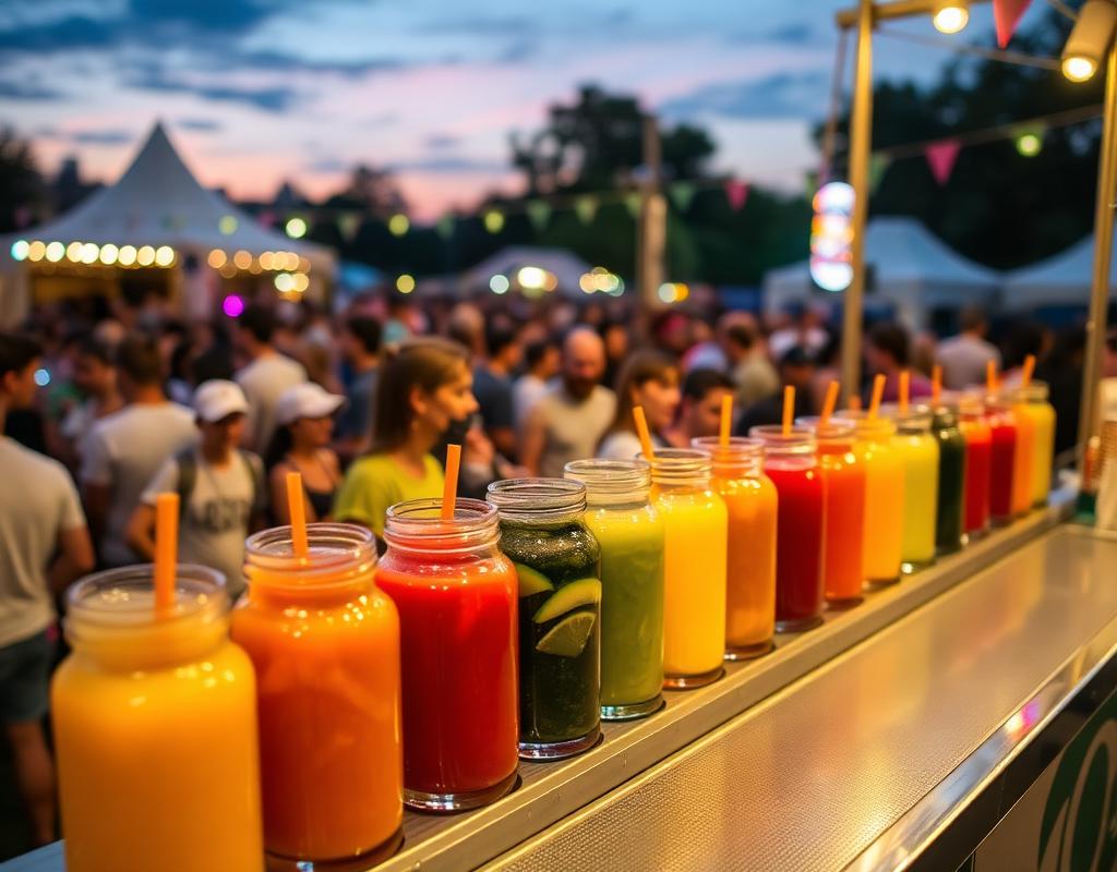 LUMO bar at a night festival