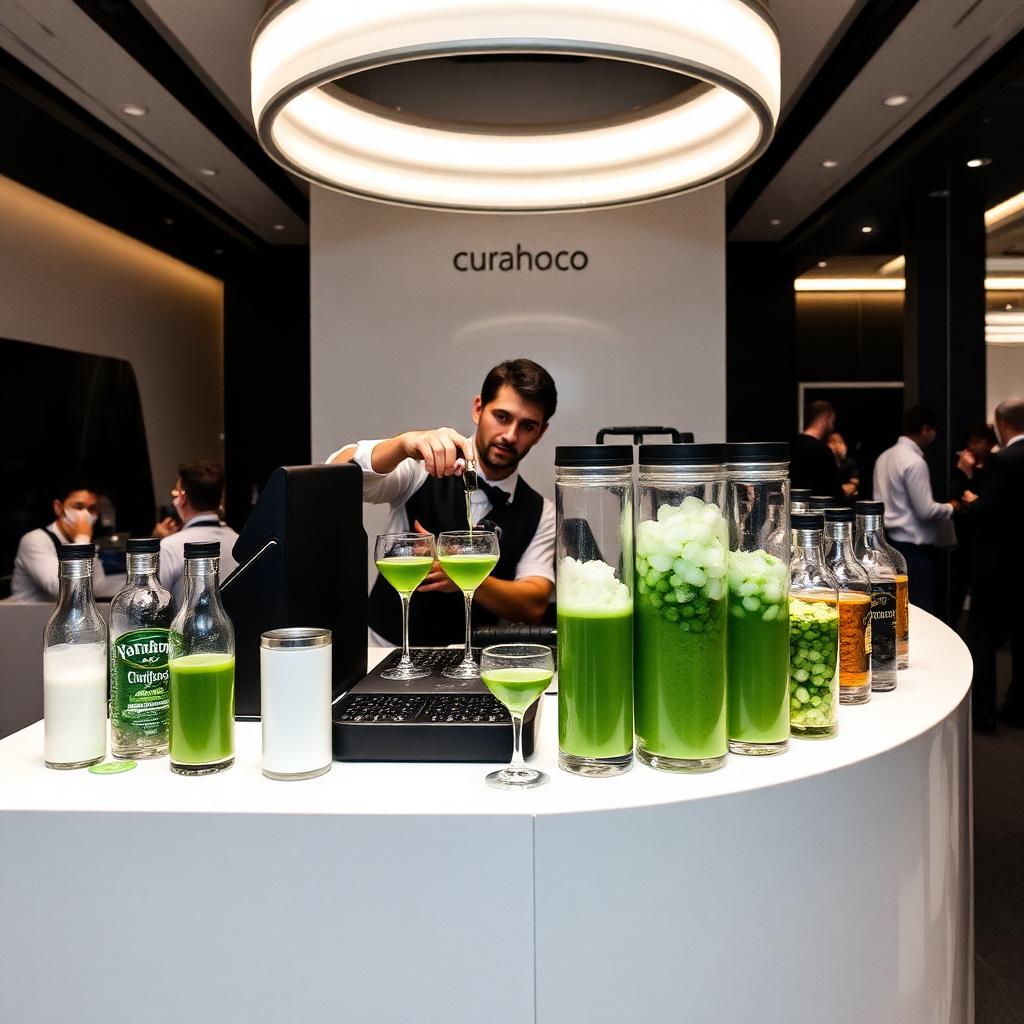 Brand activation at a launch event